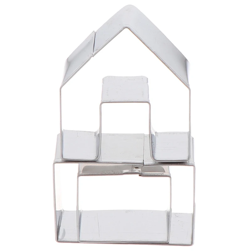 3 шт./компл. Рождественский домик для имбиря резак печенья из нержавеющей стали