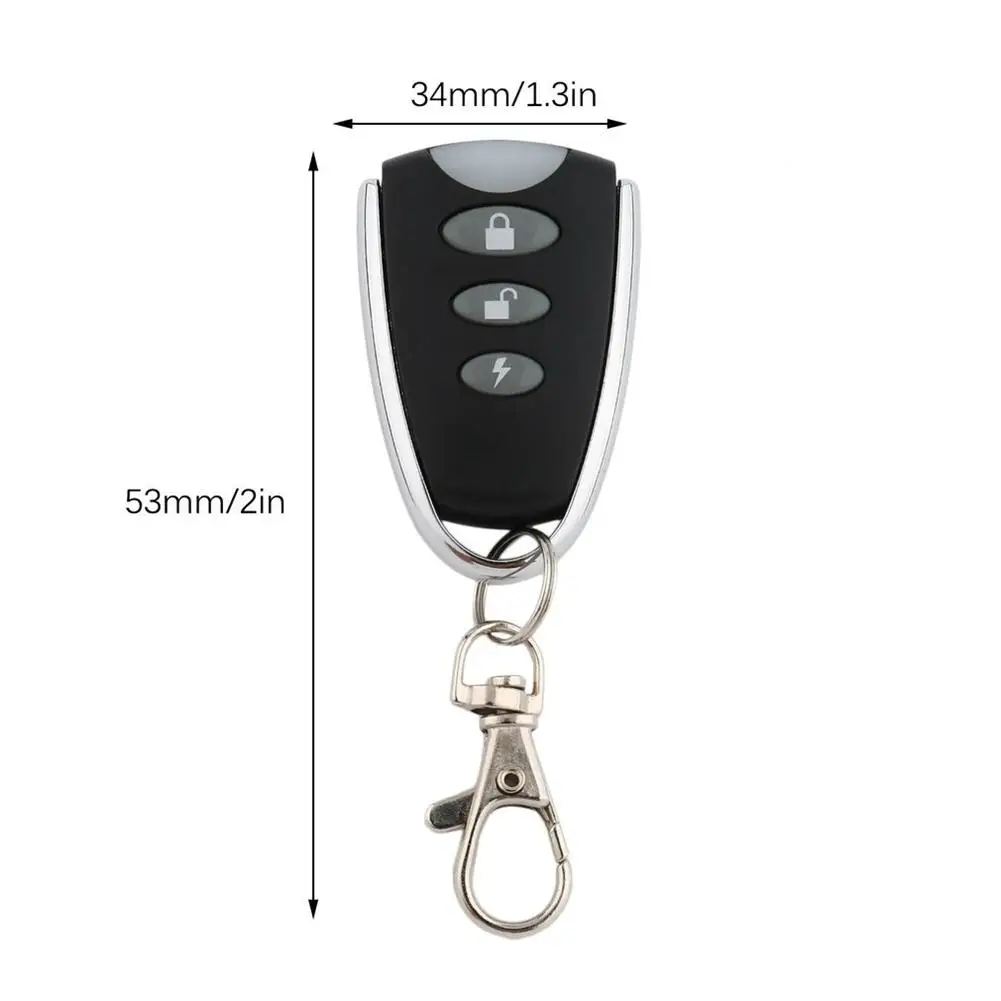 

2021 Wireless 3 Buttons RF Remote Control Car Key 433.92 MHz Electric Gate Garage Door Security Keychain Controller LXF-106B