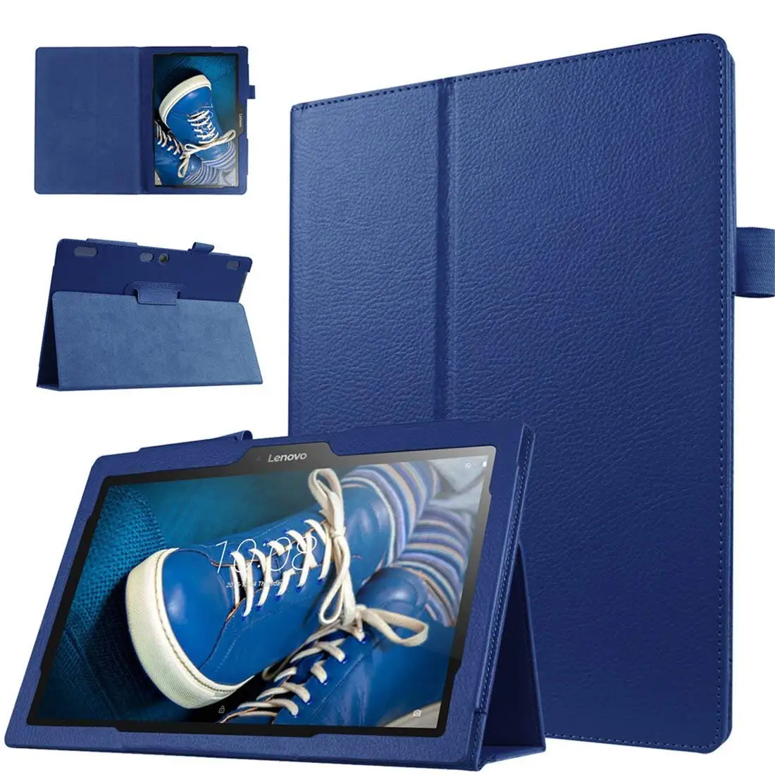 Кожаный защитный чехол книжка с подставкой ТБ Lenovo Tab 2|Чехлы для планшетов и