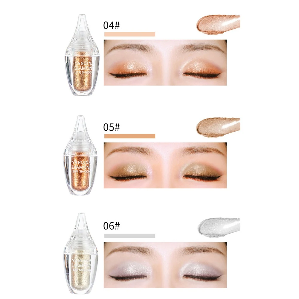 1 шт. профессиональные блестящие жидкие тени для век |