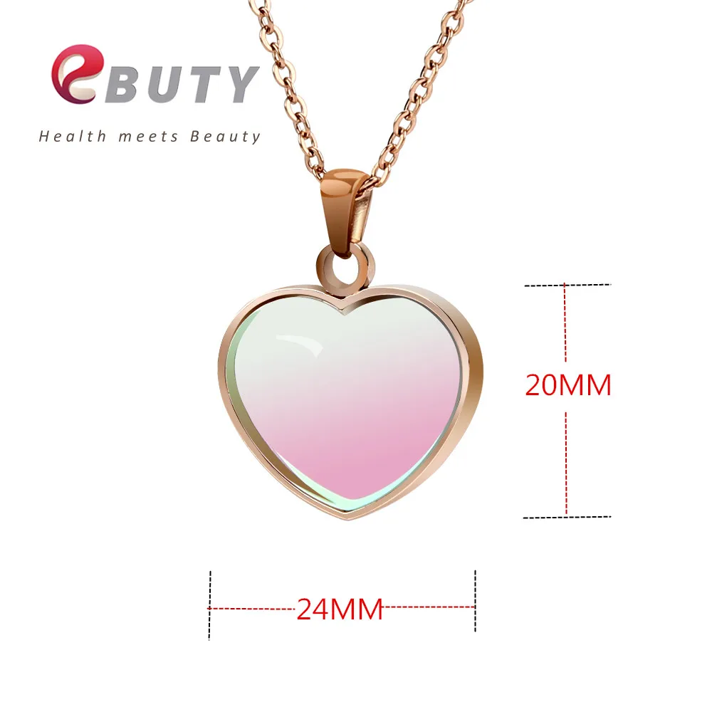 Подвеска EBUTY из био стекла с ионами овальное модное элегантное женское Ювелирное