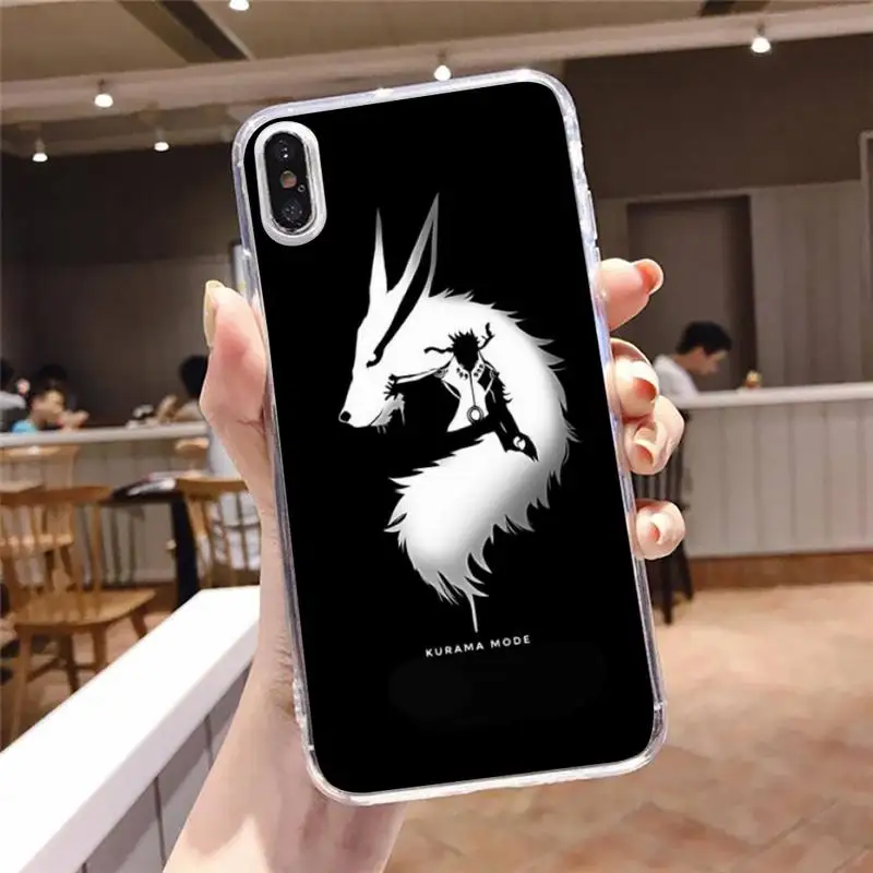 

Naruto One Piece Japan anime Phone Case Transparent for iPhone 6 7 8 11 12 s mini pro X XS XR MAX Plus