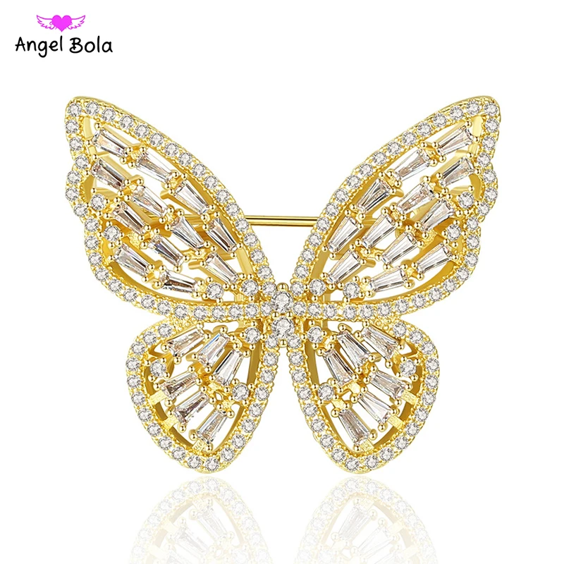 Изысканные броши бабочки для женщин и девочек вечерние банкетные Броши с