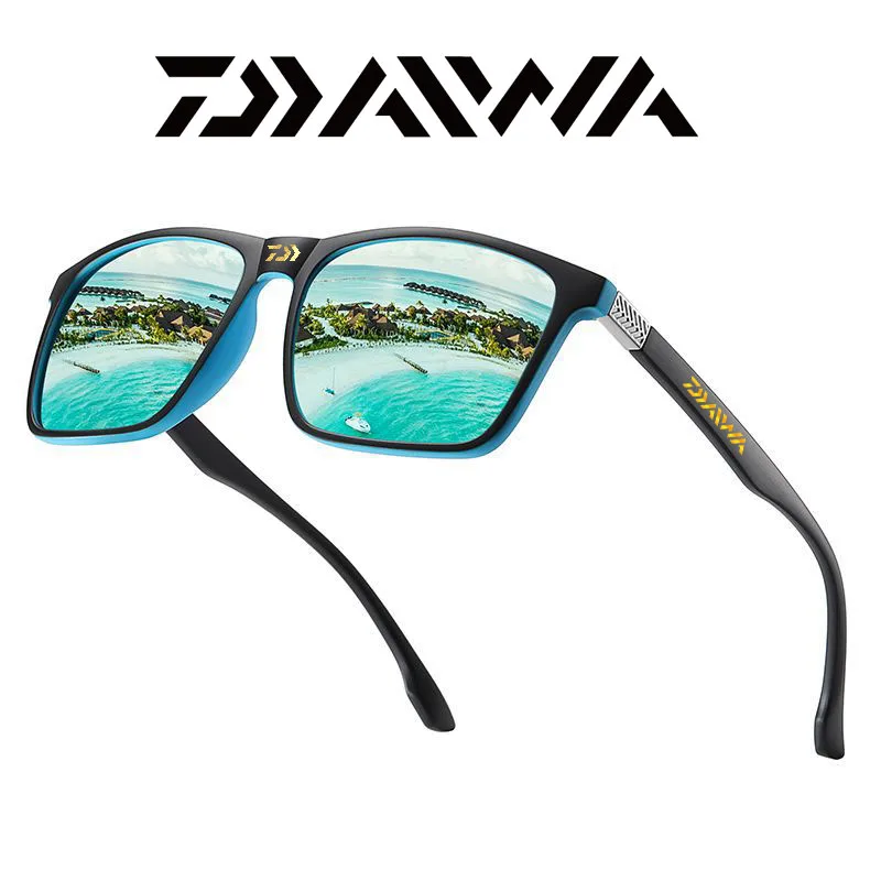 

2021 New Daiwa Sunglasses Polarized Uv Protection Mountaineering Vintage Cycling Hiking Glasses Riding Driving Fishing Glasses