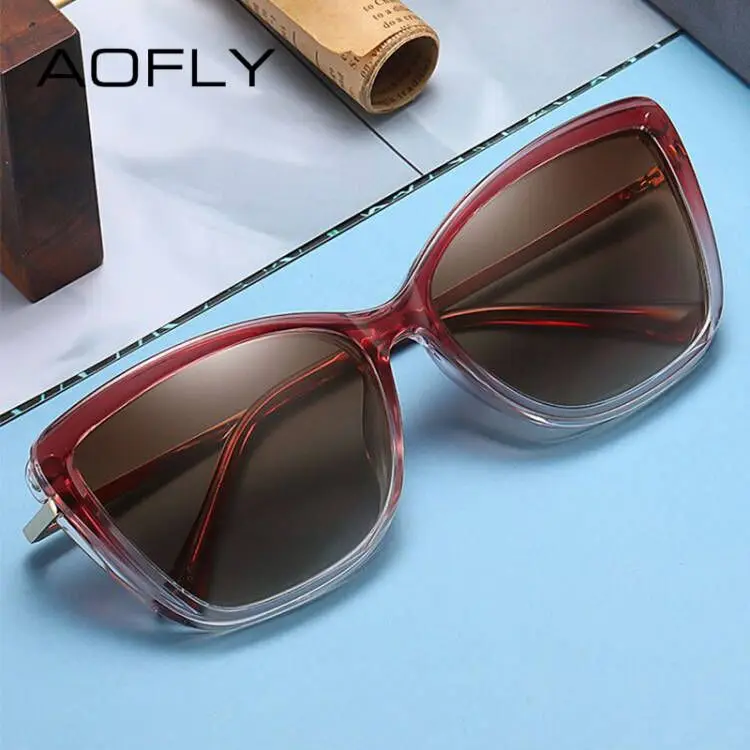 

AOFLY DESIGN Women Anti Blue Light Glasses Frame New Magnet Sunglasses Ladie Fashion 2 in 1 Sunglasses Prescription Glasses