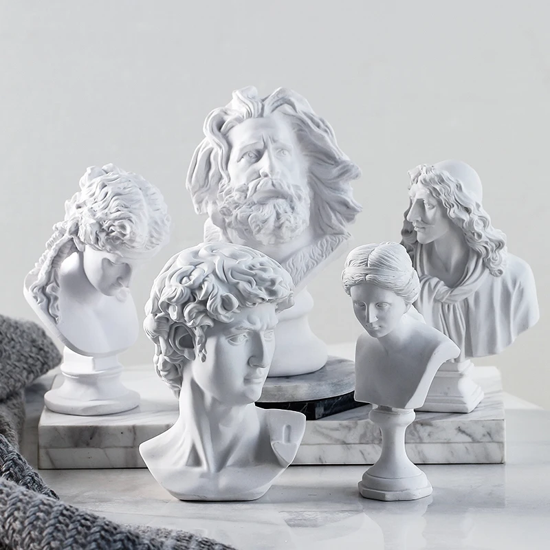 Аксессуары для украшения дома маленькая декоративная Ретро Статуя из