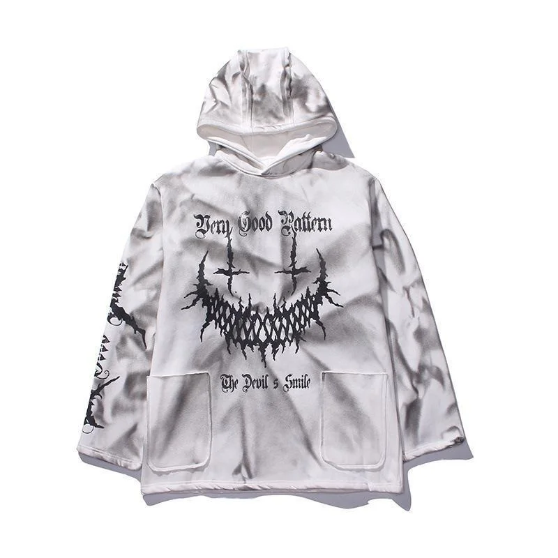 

Deeptown Gothic Hoodie Harajuku Print Sweatshirt Women Death Note Japan Style 2021 Autumn Winter Long Sleeve Grunge Alt Clothes