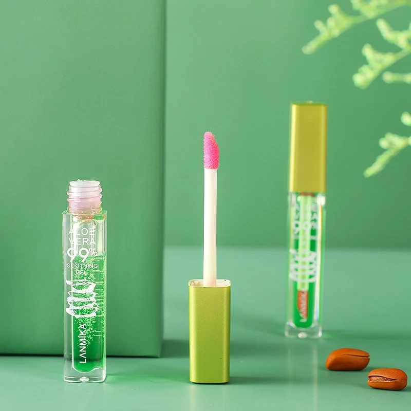 Алоэ Вера Цвет Увлажняющий блеск для губ антипригарная чашка изменение