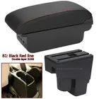 Для Honda Fit Jazz 2002-2007armrest коробка центральный автомобильный подлокотник для хранения коробка держатель стакана модификации аксессуары