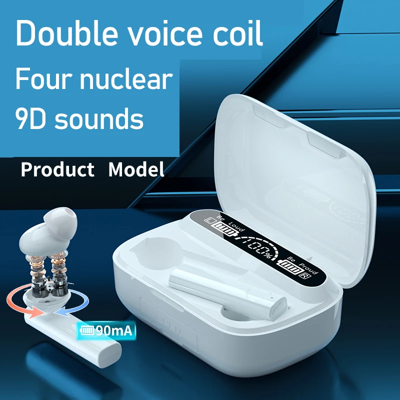 

TWS AirPlus Pro 5.1 Bluetooth Wireless Headphones 9D Stereo Headsets Sport Gaming Waterproof Earphones Double Voice Coil Earbuds
