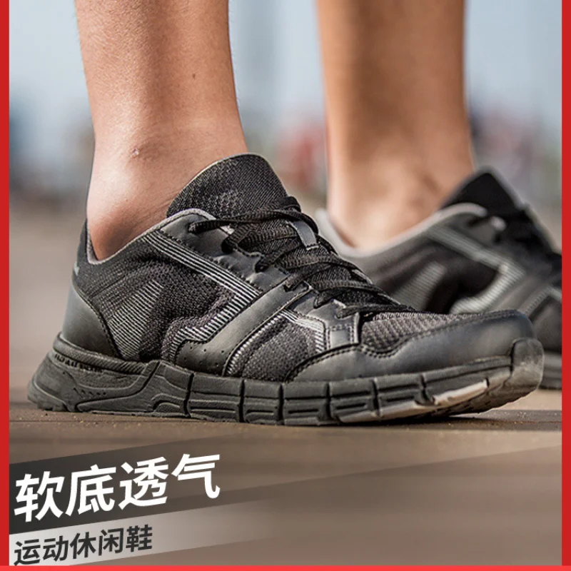 

Мужские кроссовки, мягкая подошва, амортизирующие, дышащие, повседневная обувь для бега, черный цвет, весна/лето