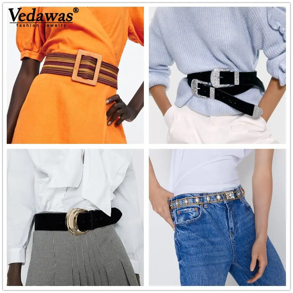 Vedawas винтажный Ceinture Femme Love Pearls ZA цепи ремней для женщин трендовые аксессуары для тела Свадебные украшения Подарки