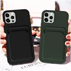 Чехол-накладка для iPhone 13, 12 Pro Max, Mini, SE 2020, 11, XS, XR, 7, 8 Plus, из ТПУ, матовый, мягкий, однотонный