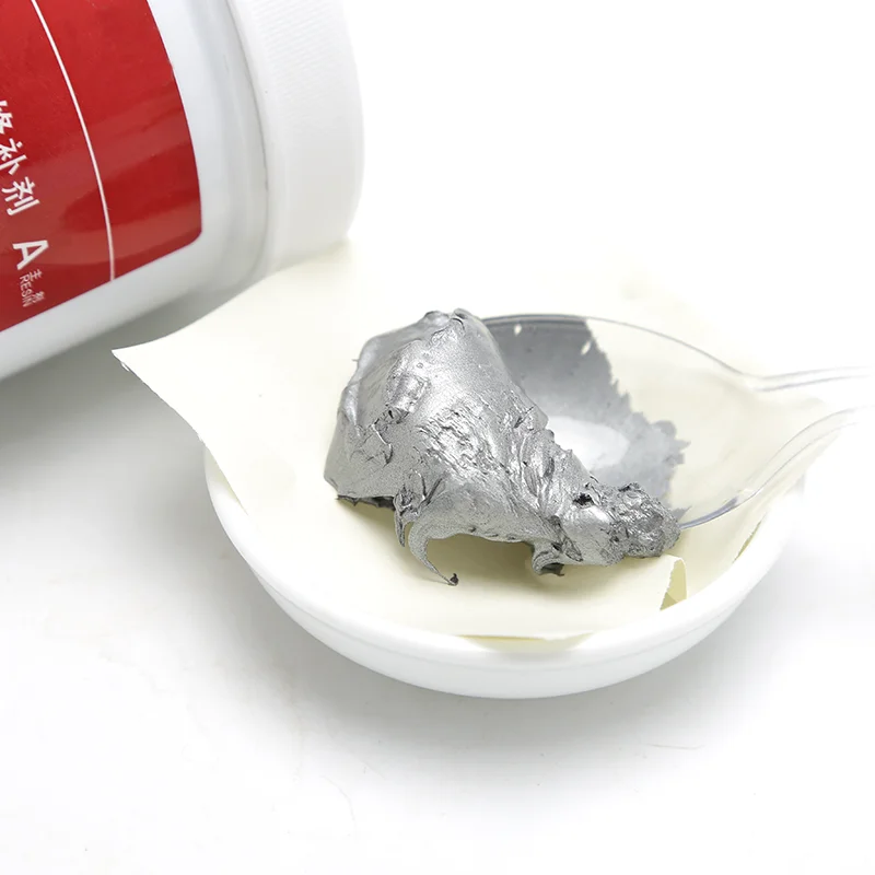 Шпатлевка HiGlue 112 ремонтная быстроотверждаемая клейкая шпатлевка из нержавеющей