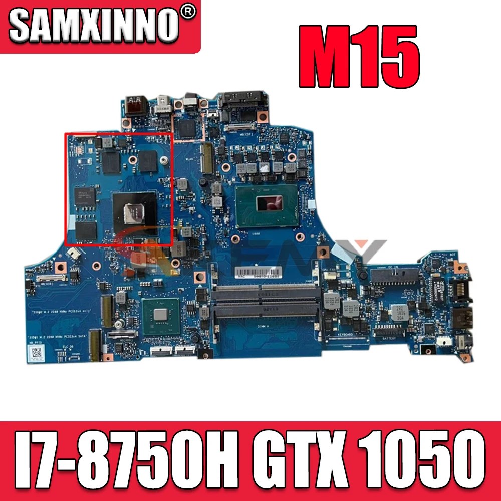 

Для DELL M15 Laprop материнская плата CN-02GDTX 02GDTX 2GDTX с SR3YY I7-8750H GTX 1050 100% работает хорошо