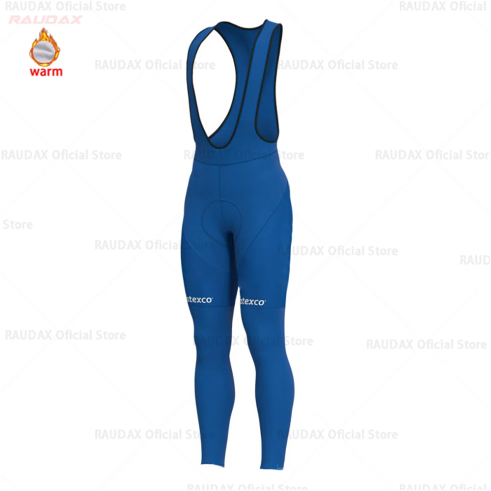 winter bib pants QUICK STEP Pro Team велосипедная Джерси, Зимняя Теплая Флисовая велосипедная одежда, набор велосипедных комбинезонов и штанов, MTB Ropa Ciclismo Maillot одежда - Цвет: winter bib pants