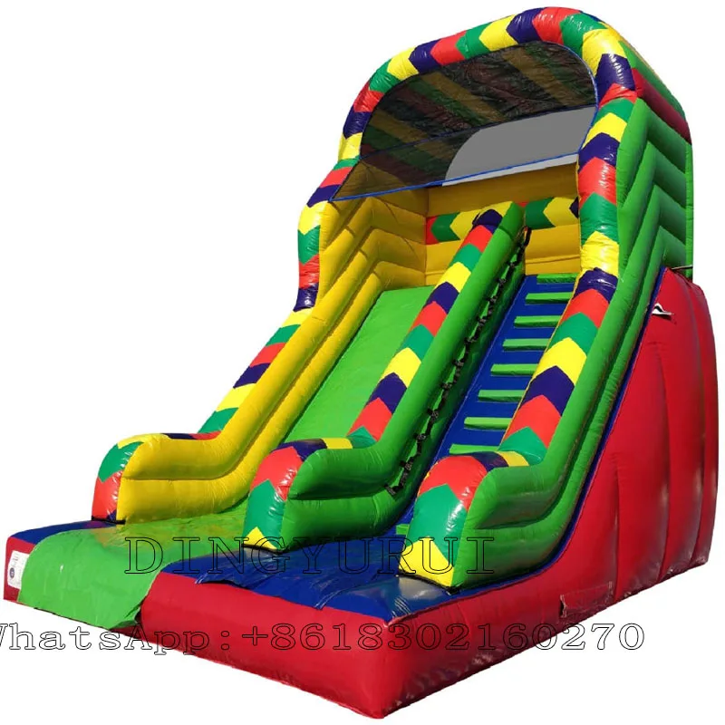 

Продажа с завода, многоцветная надувная горка для прыжков на открытом воздухе