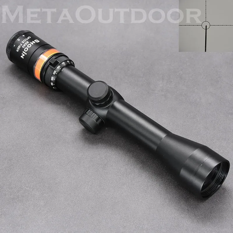 

Shooin 8x40 Rifle Scope Red Fiber 30mm Ring Mount Hunting Shoooting