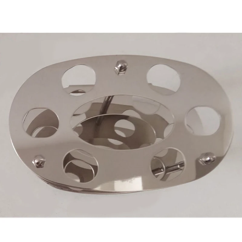 6 отверстий из нержавеющей стали полировальный держатель для зубной щетки полка