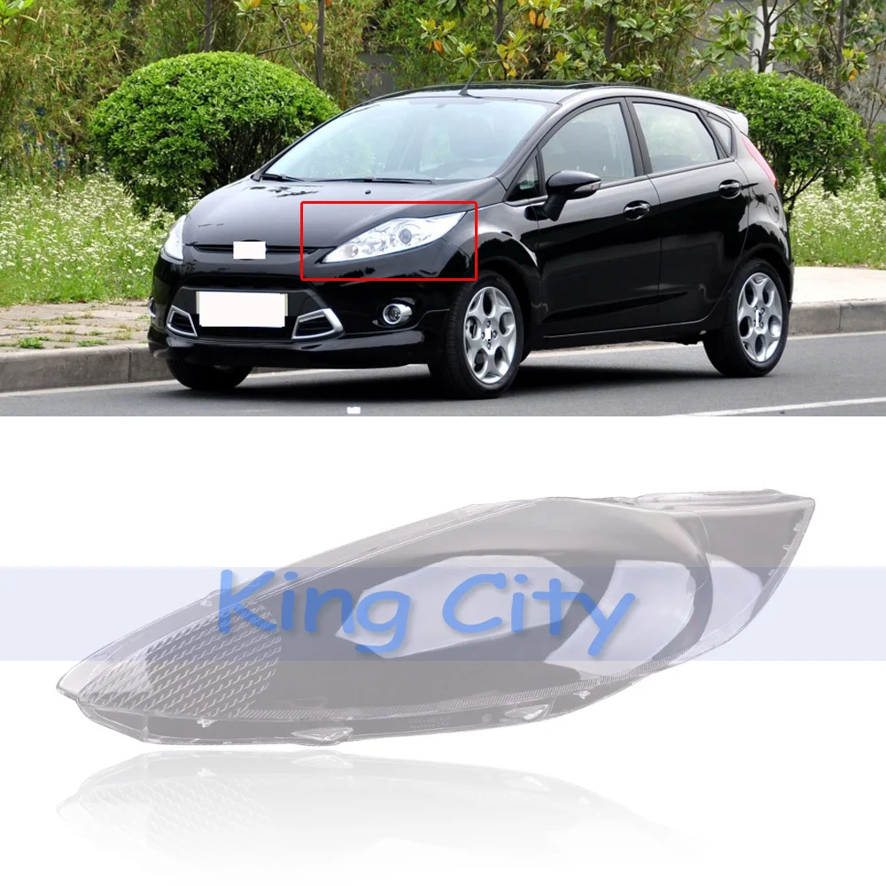 CAPQX 1 шт. для Ford Fiesta 2009-2012 передняя фара абажур головной светильник водонепроницаемый яркий головной светильник