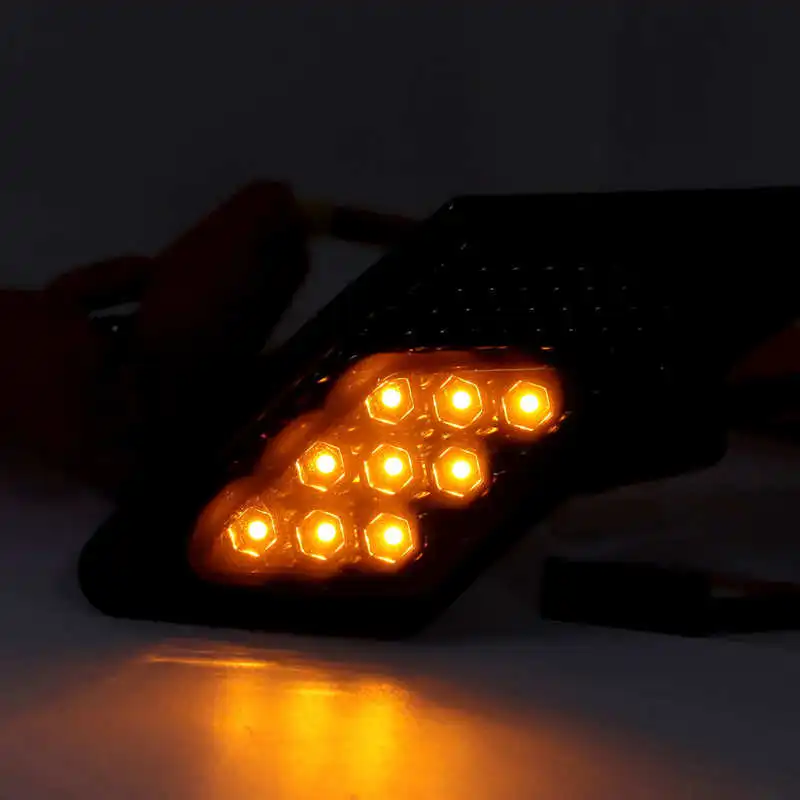 Пара Светодиодный Боковой габаритный указатель поворота светодиодные боковые