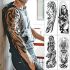 Тату-наклейка на руку с крыльями ангела, голубей, Иисусом наклейки переводные тату татуировки временные стикеры мужские