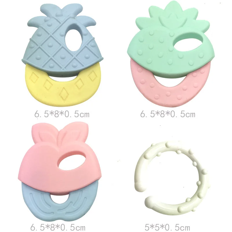 1PC Safe Baby Teether Toys Cute Crib Rattle Bendable Activity Training ToothBrush Toy Cheapest High Quality Environmentally |