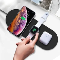3in1 wireless charger for iphone13 12 11 max pro samsung fast wirless charging for apple watch3 4 5 6 7 airpods qi charger dock