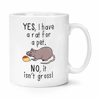 yes i have a rat mugs beer coffee ceramic tea cups unicorn cup friend gift birthday gifts