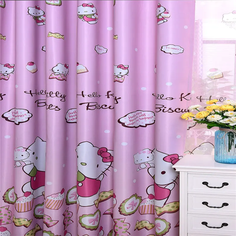 Color 2 cloth Детская звезда занавес для комнаты мальчика мультфильм розовый занавес спальня Тюль девушка комната розовый занавес лечение - Цвет: Color 2 cloth