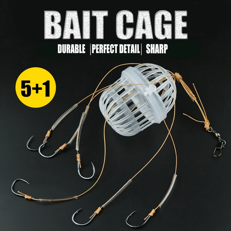 Explosion hook Fishing Tackle Sea Box Hook Monsters Strong Carbon Steel Plastics Carp Spherical Hooks Tool | Спорт и развлечения