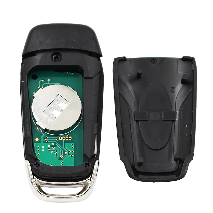 3 кнопки Складной флип пульт дистанционного ключа автомобиля FSK 433 МГц ID49 чип FCC