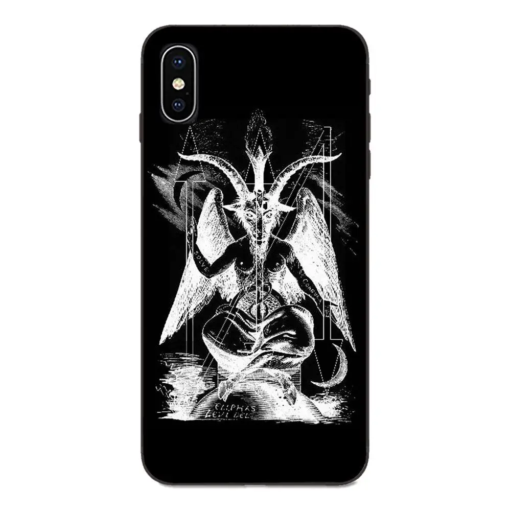 Сатана пентаграмма оккультная зло логотип для Apple iPhone 4 4S 5 5S SE 6 6S 7 8 Plus X XS Max XR