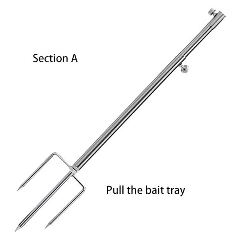 Рыболовный Инструмент из нержавеющей стали держатель для удочки крепится на