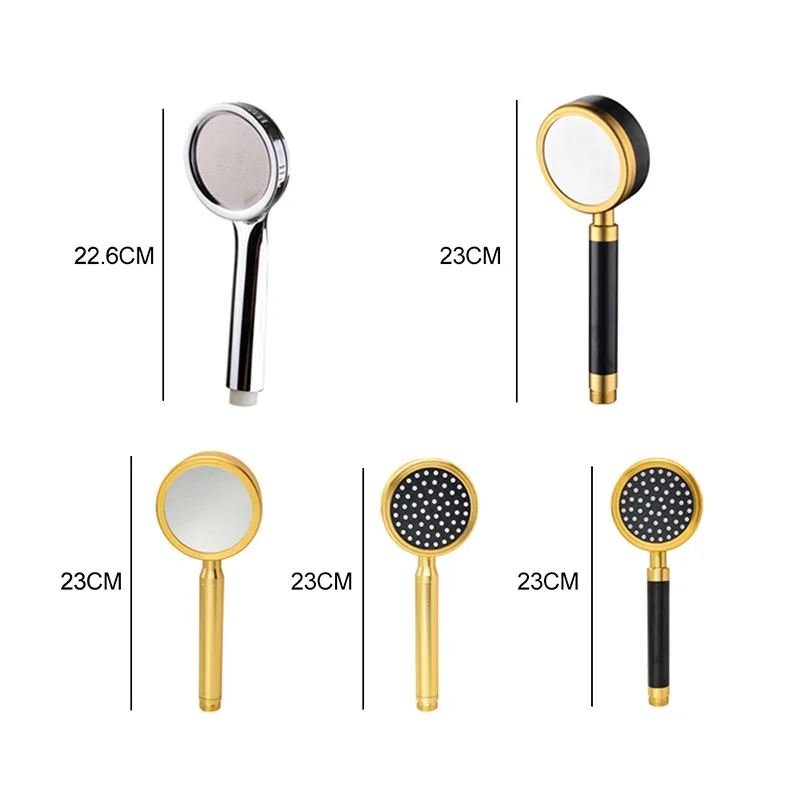 

Ultra-thin Hand Shower High Pressure Water-saving Shower Head With Booster Nozzle Shower Head stainless steel Bathroom Accessory