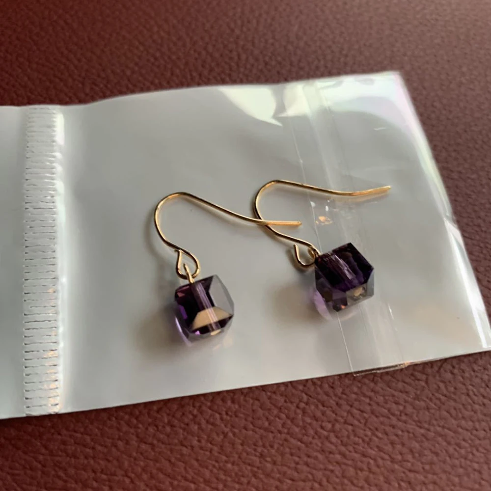 Женские Простые Стильные одноцветные маленькие серьги женские вечерние для