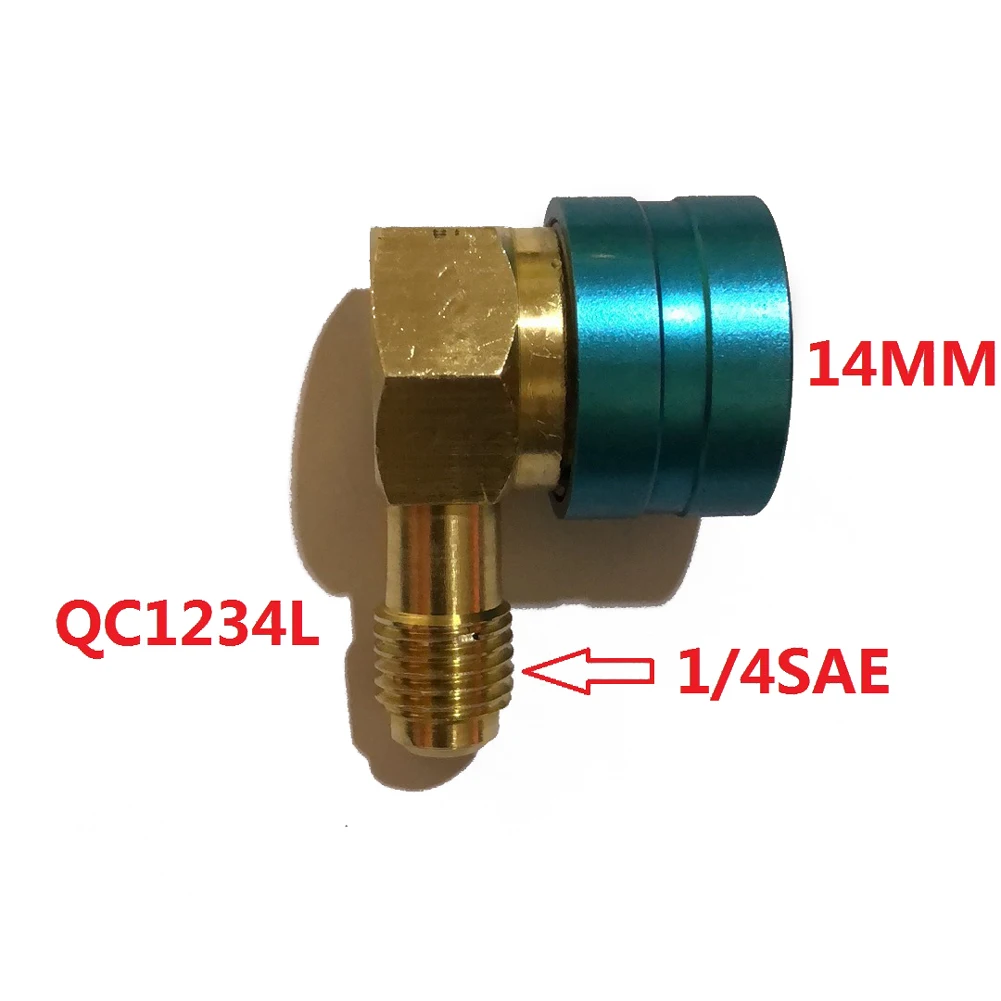 

2020 New Design High Quality R1234YF To R134A Low Side Quick Coupler Adapter Car Air Conditioning Parts Reliable connection 709
