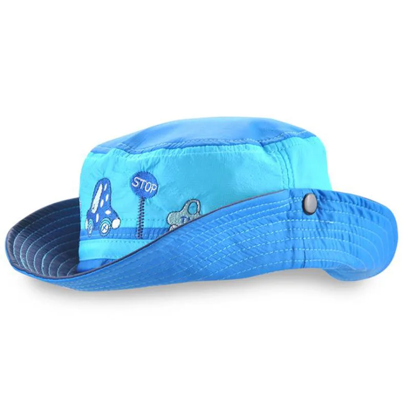 [JAMONT] детская дизайнерская Солнцезащитная шляпа с вышивкой мультяшная Панама для