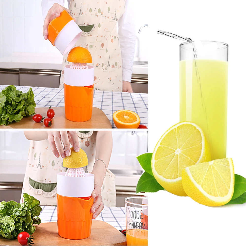 Портативная ручная соковыжималка для цитрусовых апельсинов лимонов фруктов 100%