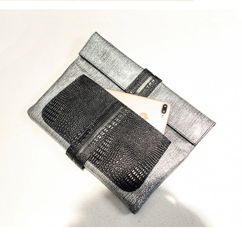 XMESSUN новая сумка-клатч из натуральной кожи с крокодиловым узором Складная