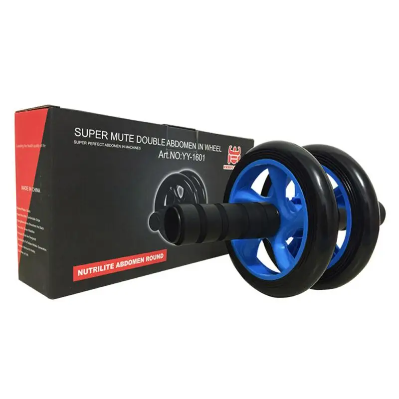 

Two-Wheeled Roller Stretch Trainer For Arm Waist Leg Exercise Gym Fitness Equipment Equipment Abs Trainer.