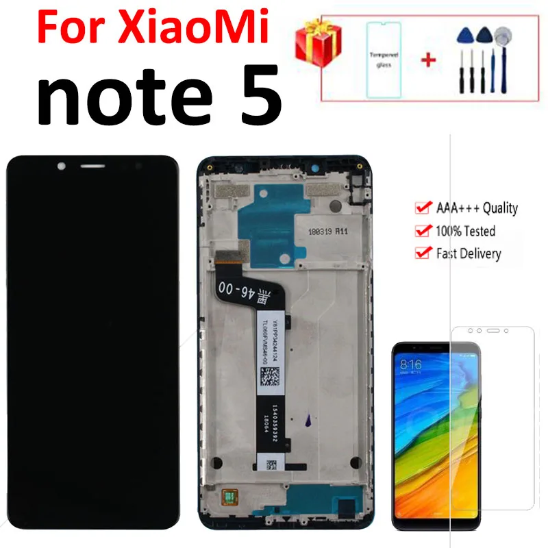 Для Xiaomi Redmi Note 5 Pro ЖК-экран с рамкой + сенсорная панель дигитайзер | Мобильные
