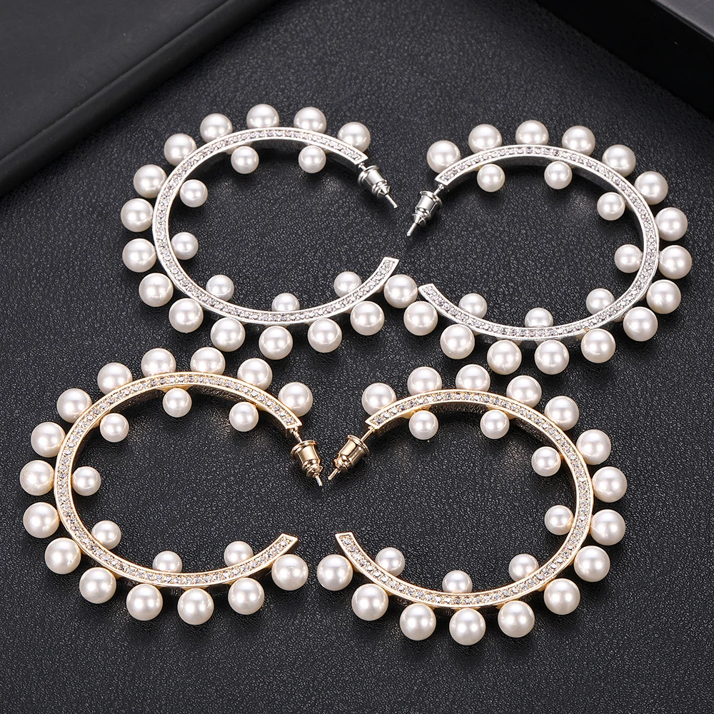 Janeklly модные геометрические серьги кольца для женщин аксессуары полные