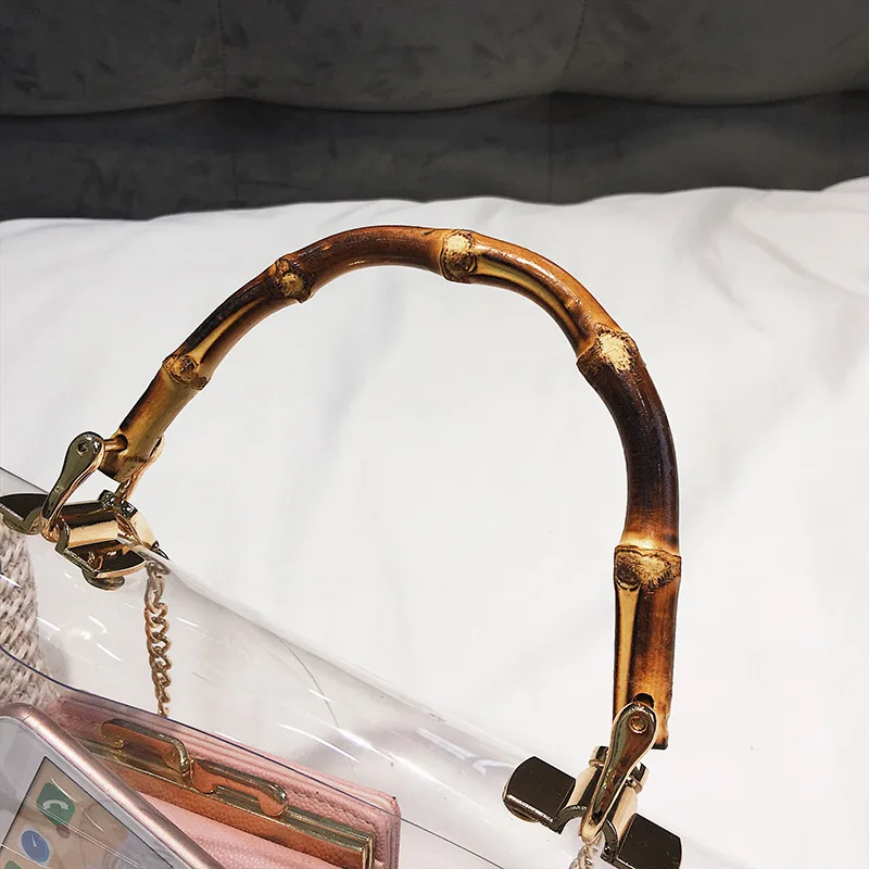 Летняя 2020 маленькая сумочка прозрачные женские ручные сумки соломенная сумка с