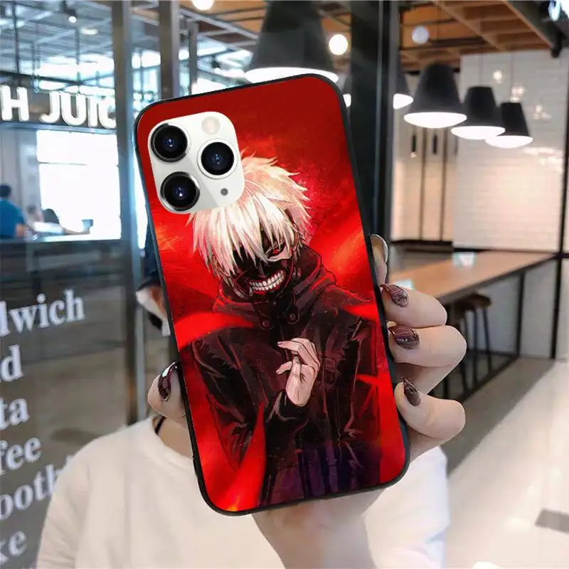 

Japanese anime Tokyo Ghoul Japan Suave Phone Case for iPhone 11 12 pro XS MAX 8 7 6 6S Plus X 2020 XR Mini