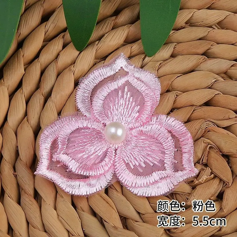 Двухслойная кружевная цветочная ткань декоративная для шитья лоскутного