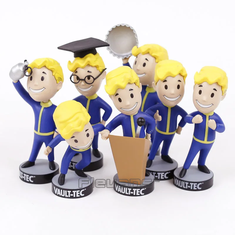 Fallout Vault Boy Bobble Head  PVC Action Figure Collectible Model Toy 7 Styles