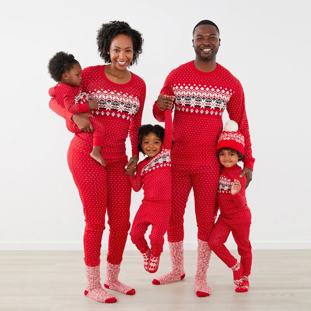 

Рождественский Семейный комплект винтажный цветочный семейный образ домашняя пижама с принтом мама папа и я сочетающиеся Семейные наряды ...