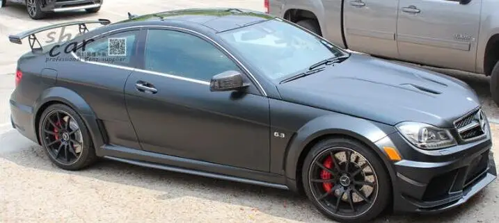 Карбоновое волокно заднего багажника спойлер крыло подходит для BENZ W204 C Class C180 C200