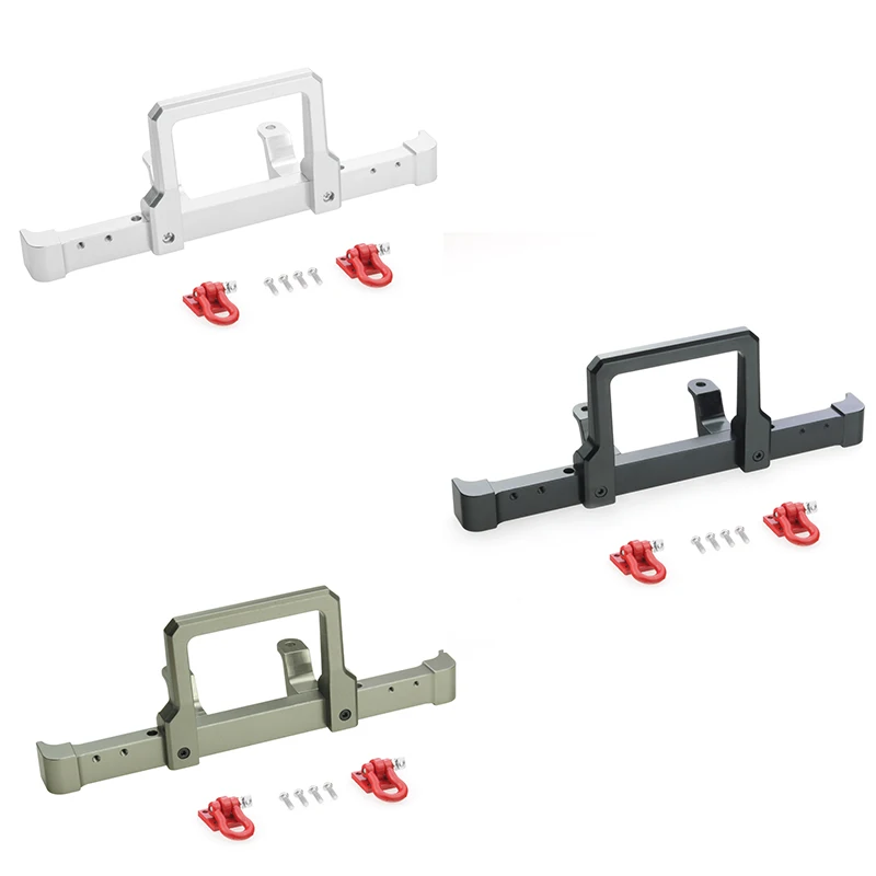 

Door-Shaped Metal Front Bumper with Trailer Hook for MN D90 D91 D99S 1/12 RC Car Upgrade Parts Accessories
